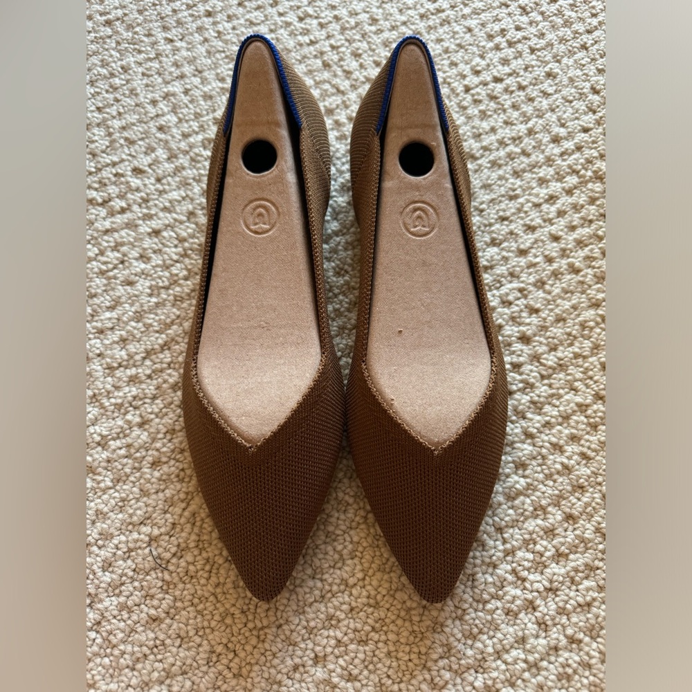 Rothy’s “Driftwood” Brown Points